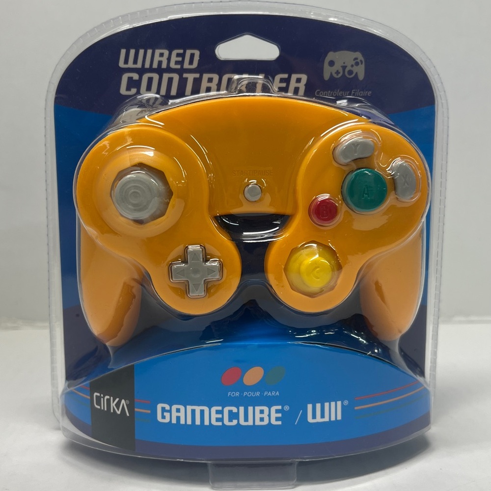Wired Controller for GameCube/Wii- Yellow
